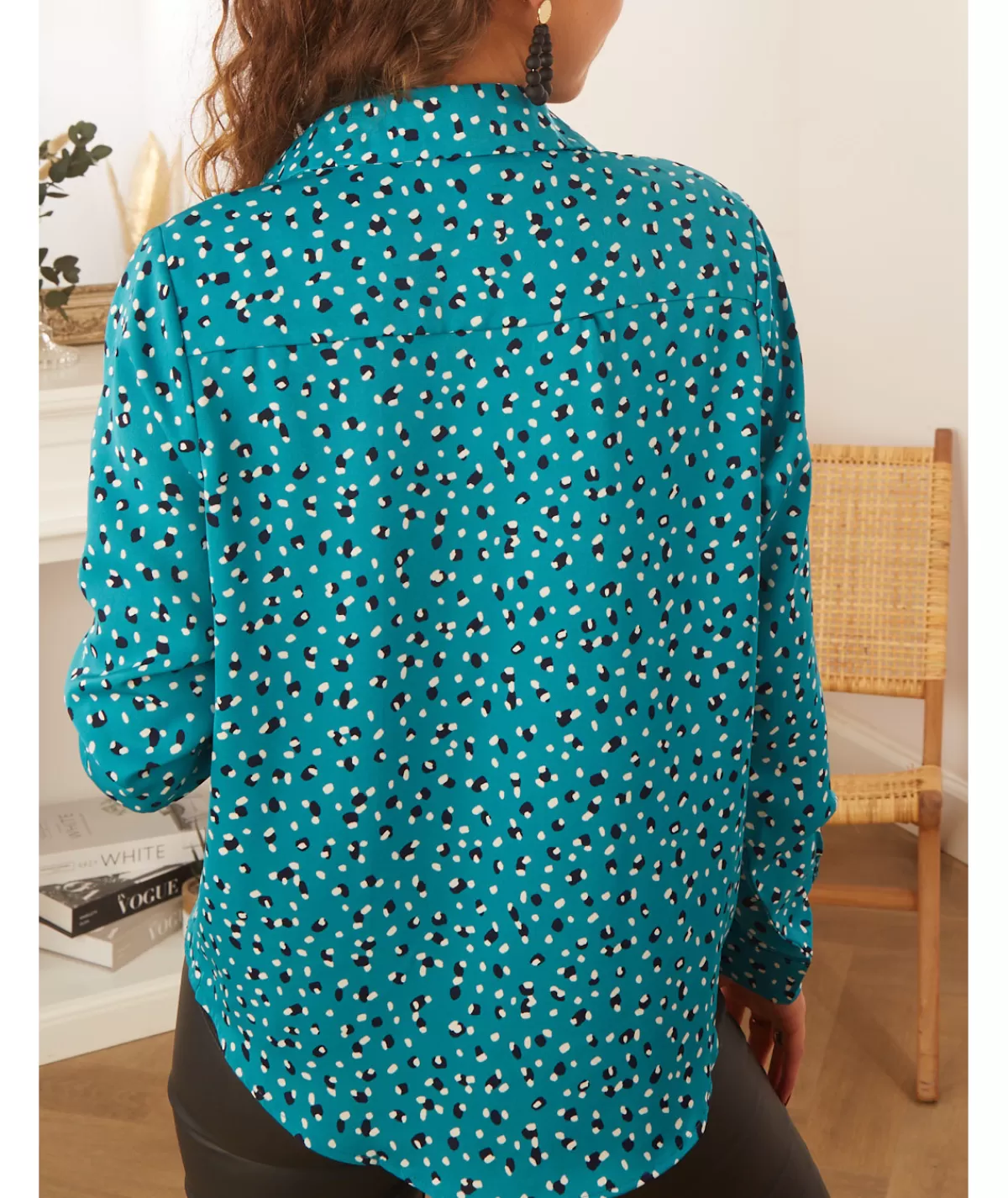 La boutique de Lilie Chemises>CHEMISE MAUDE Vert