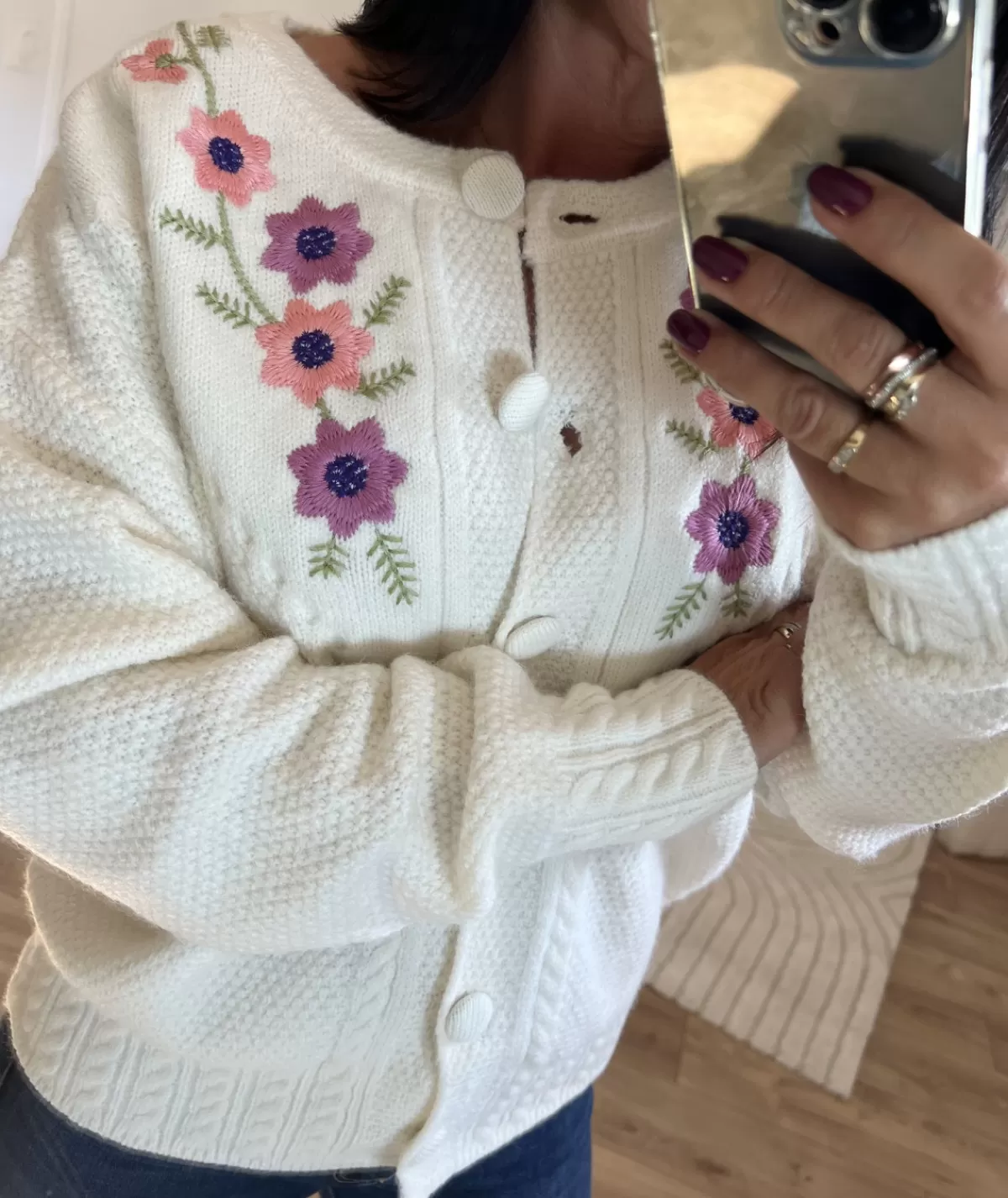 La boutique de Lilie Pulls / Gilets>GILET JUSTINE Beige