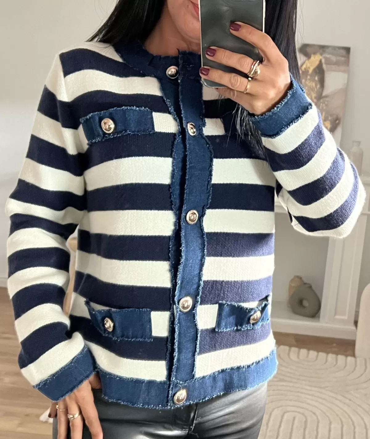 La boutique de Lilie Pulls / Gilets>GILET LUCIANO Blanc