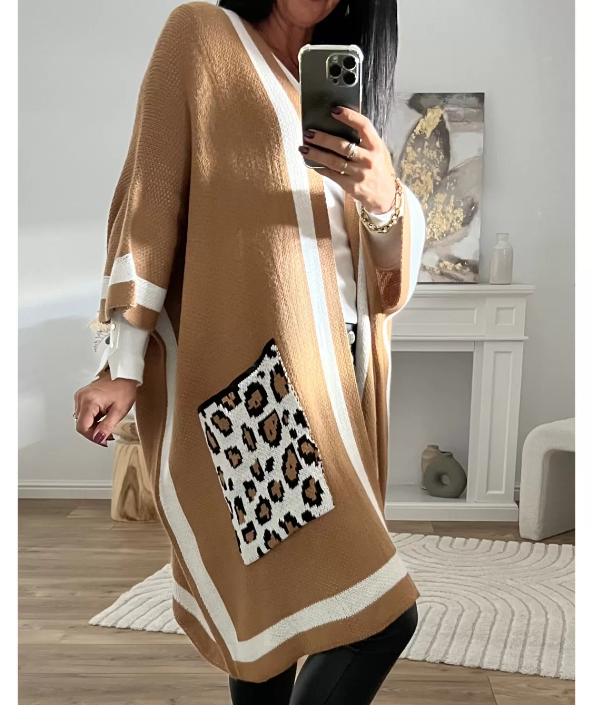 La boutique de Lilie Pulls / Gilets>GILET LUNA Camel