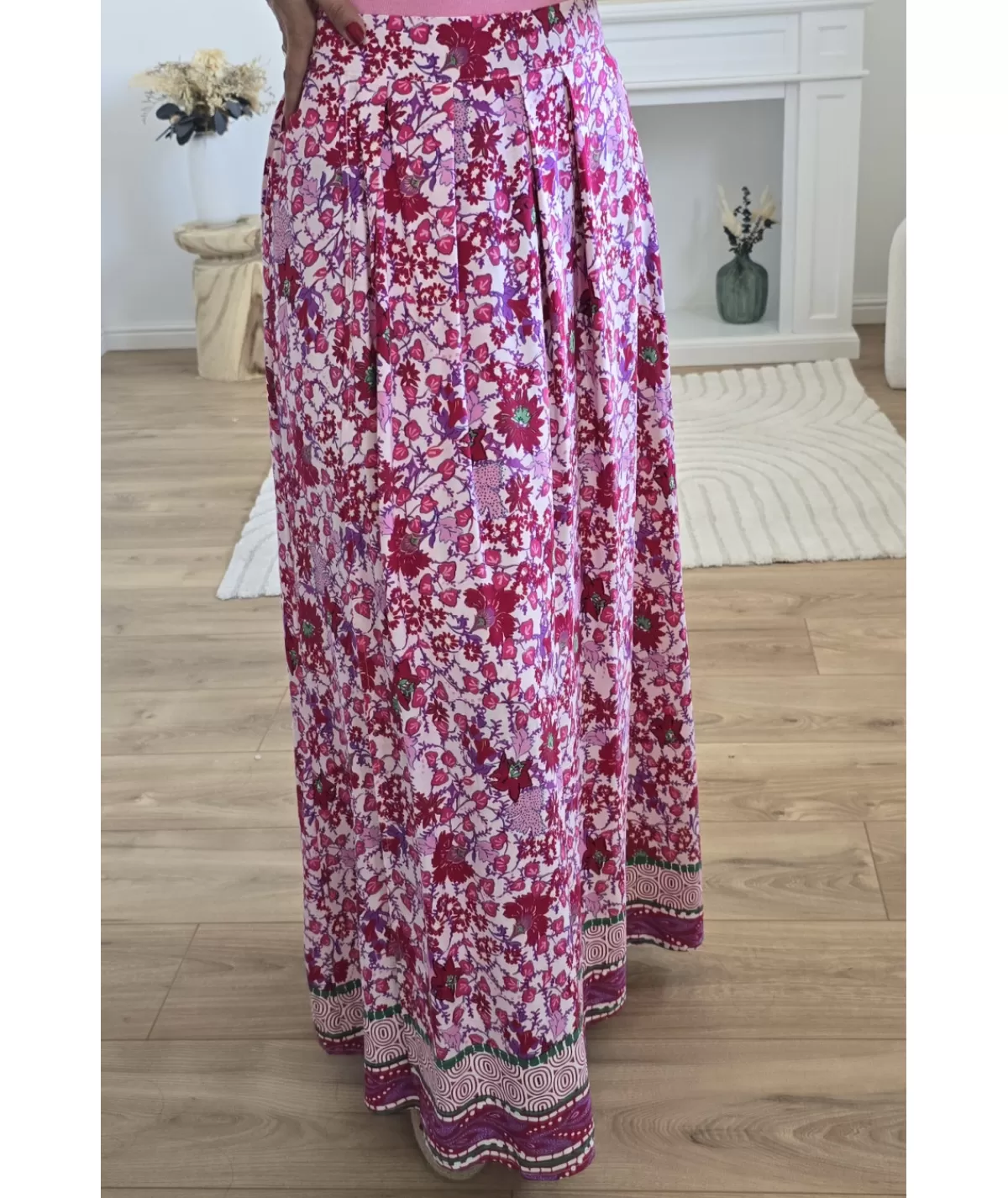 La boutique de Lilie Jupes / Shorts>JUPE CAROLE Fushia