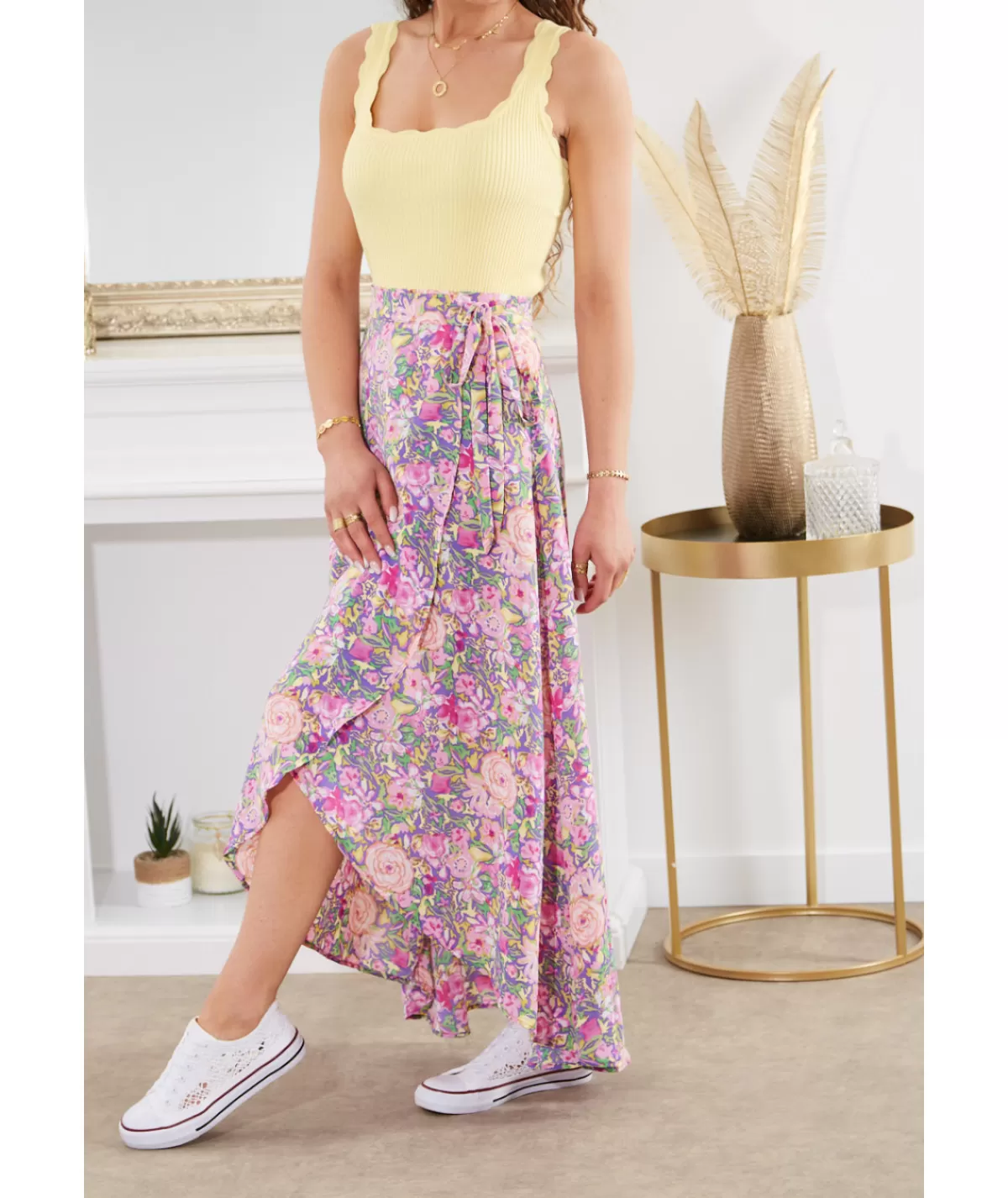 La boutique de Lilie Jupes / Shorts>JUPE CATHALINA Rose
