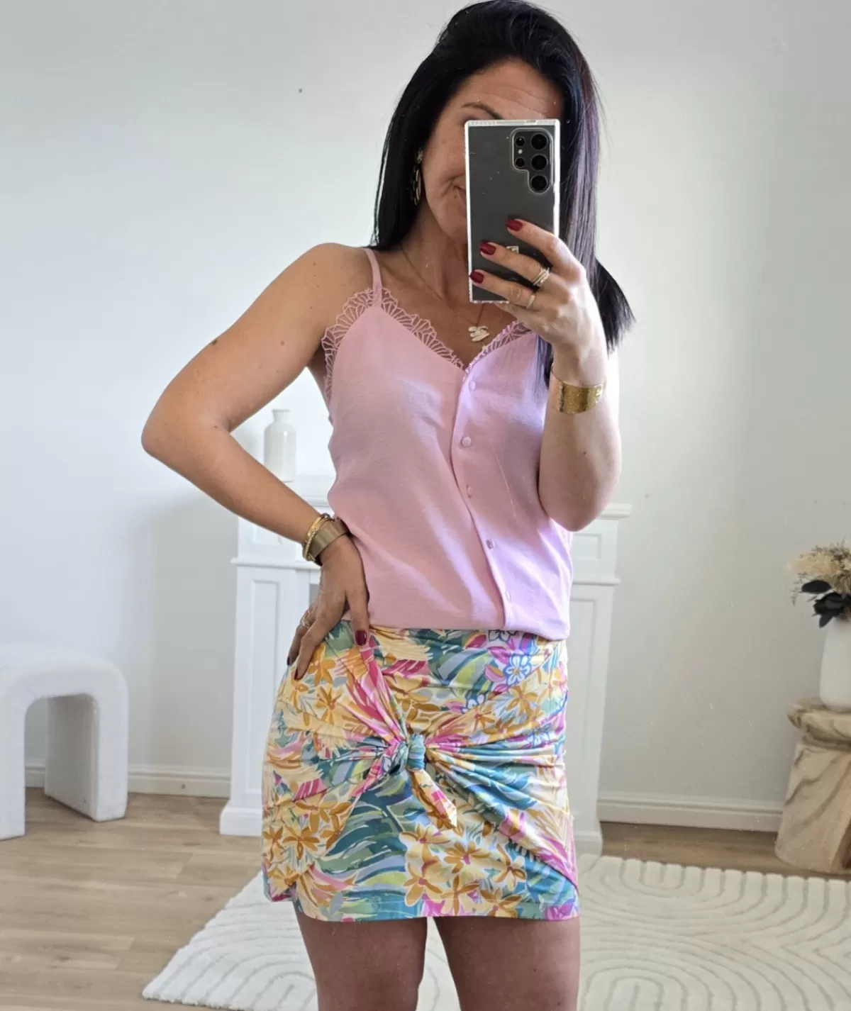 La boutique de Lilie Jupes / Shorts>JUPE PERRINE Fushia