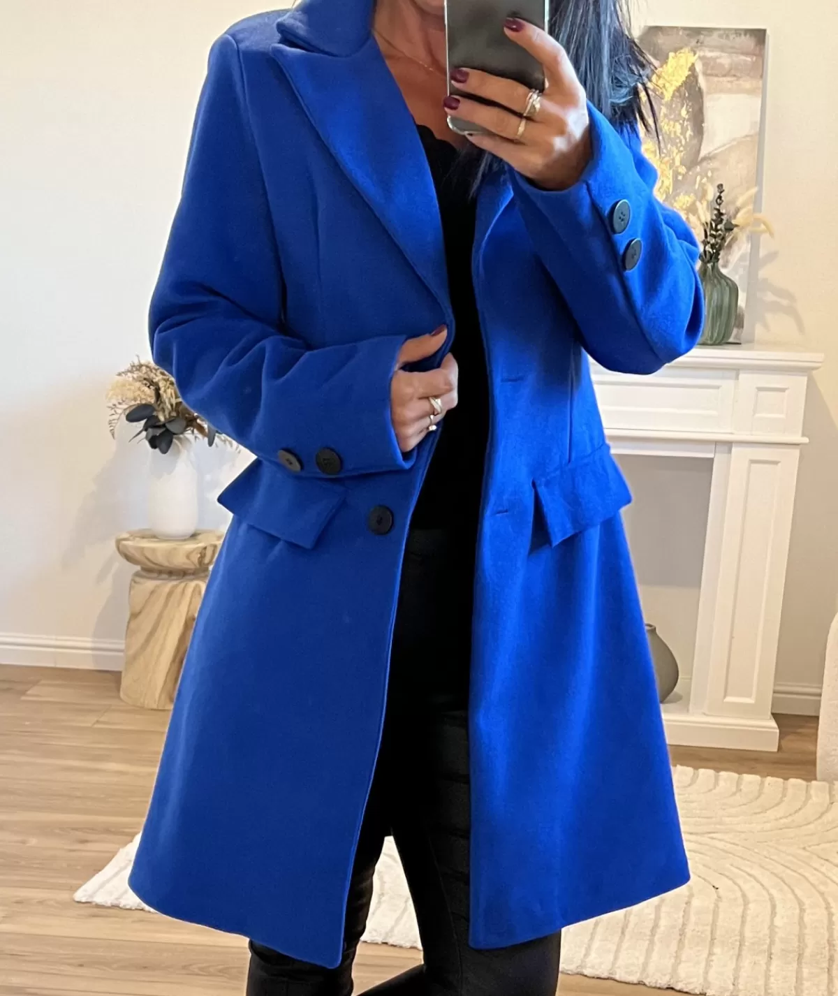 La boutique de Lilie Manteaux>MANTEAU CHARLOTTE Bleuelectrique