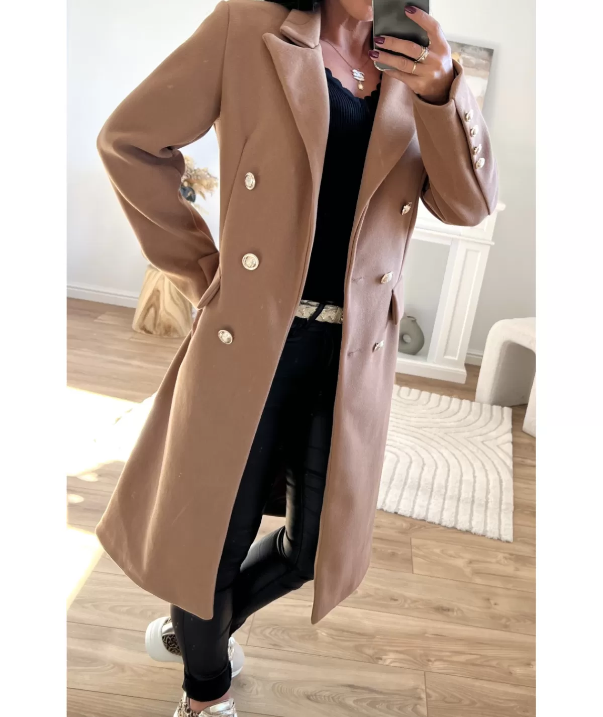 La boutique de Lilie Manteaux>MANTEAU JESSICA Camel