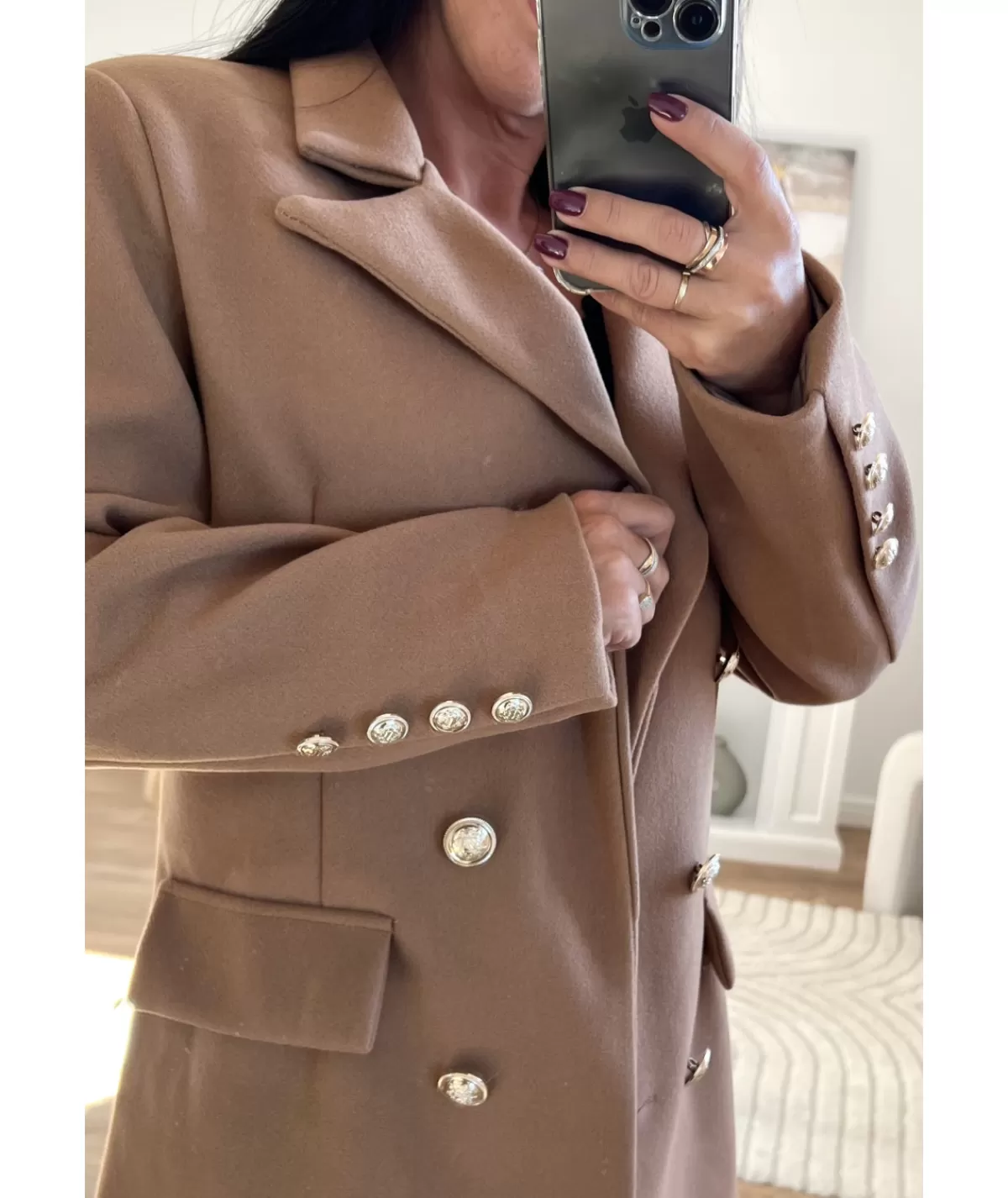 La boutique de Lilie Manteaux>MANTEAU JESSICA Camel