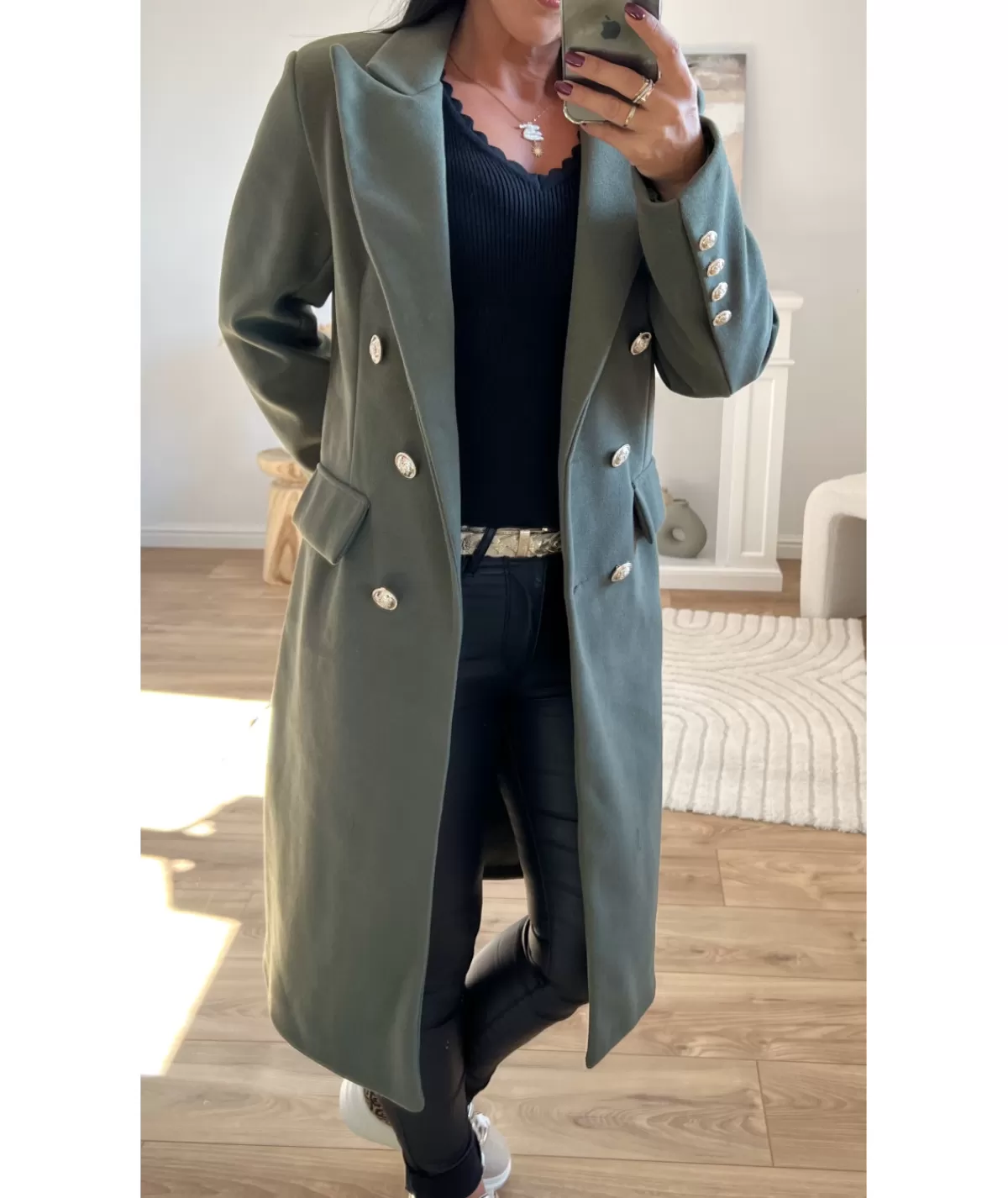 La boutique de Lilie Manteaux>MANTEAU JESSICA Kaki