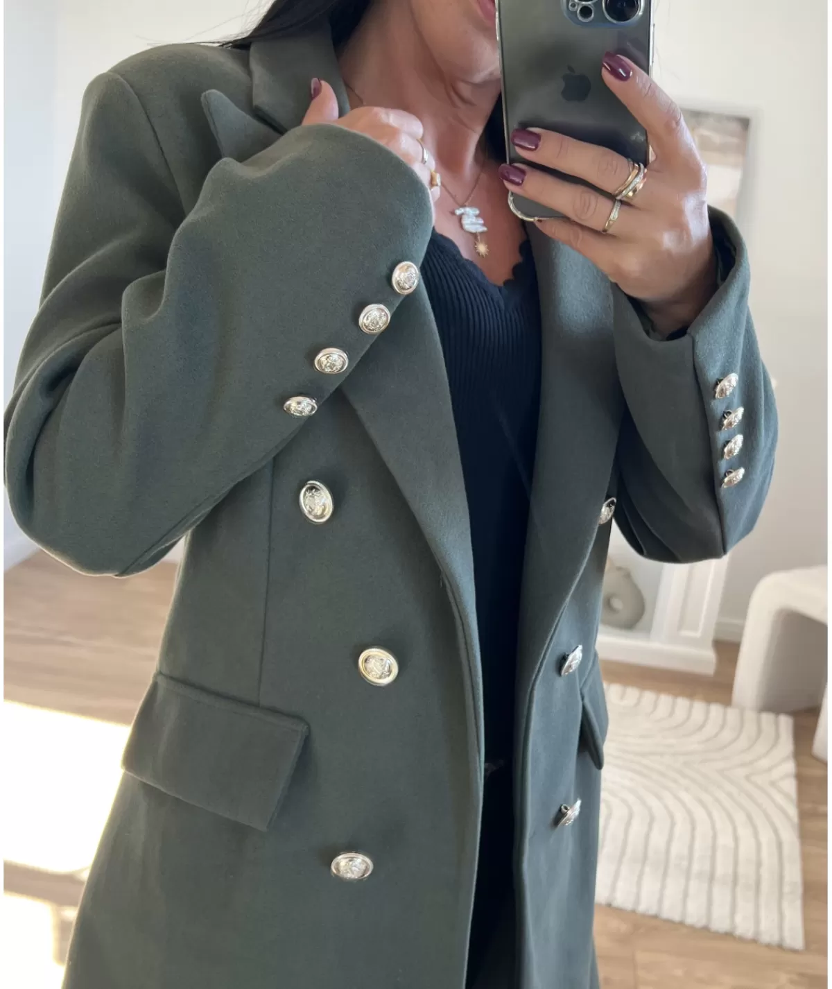 La boutique de Lilie Manteaux>MANTEAU JESSICA Kaki