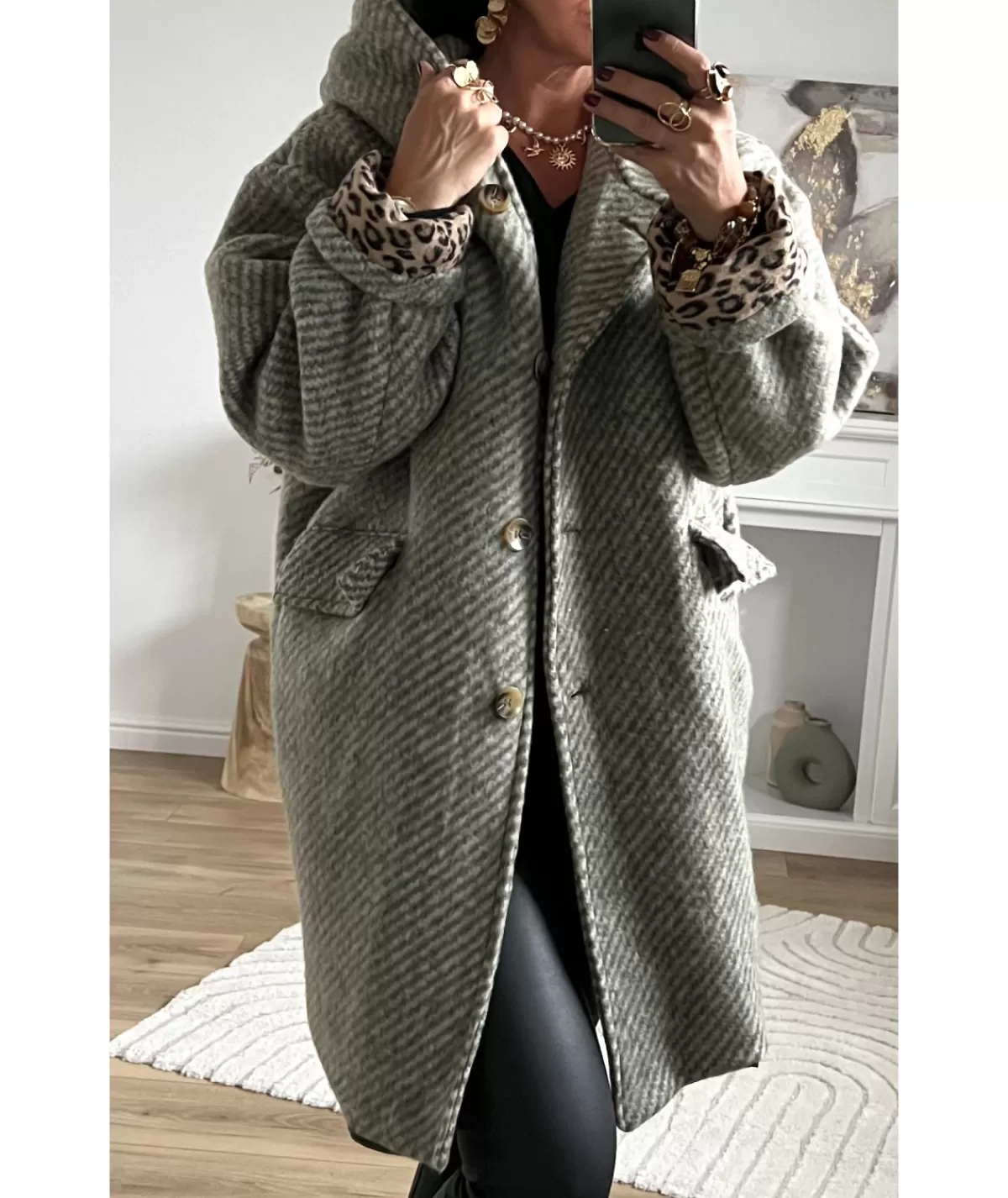 La boutique de Lilie Manteaux>MANTEAU MIRABELLE Kaki