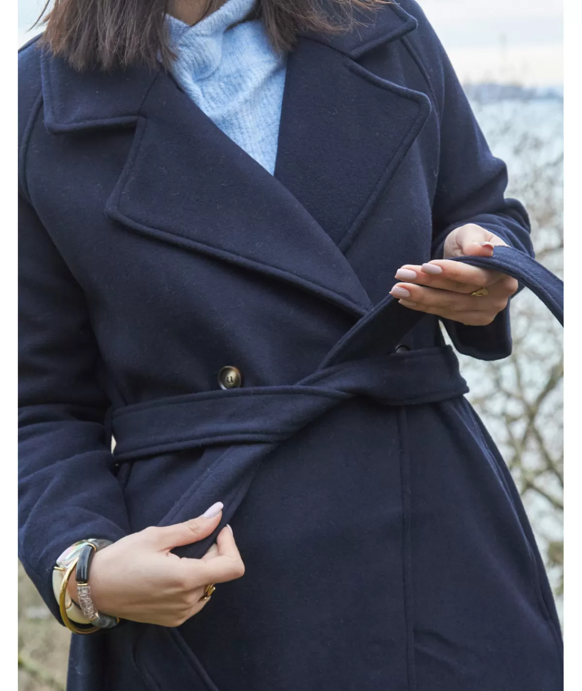 La boutique de Lilie Manteaux>MANTEAU NAYA- Marine
