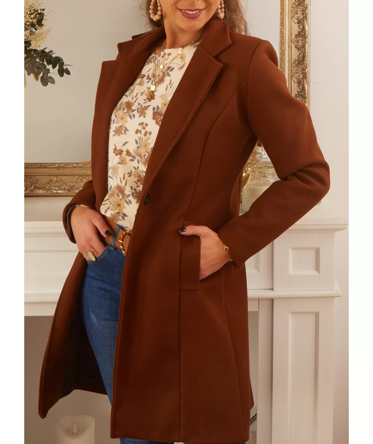 La boutique de Lilie Manteaux>MANTEAU PETRA Camel