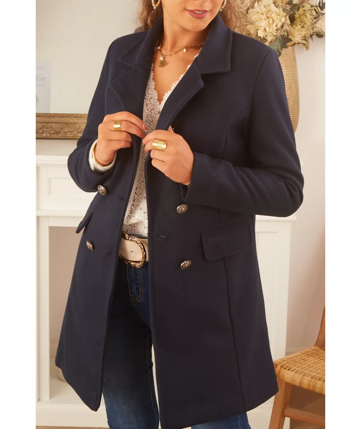 La boutique de Lilie Manteaux>MANTEAU VIVIANE III Marine