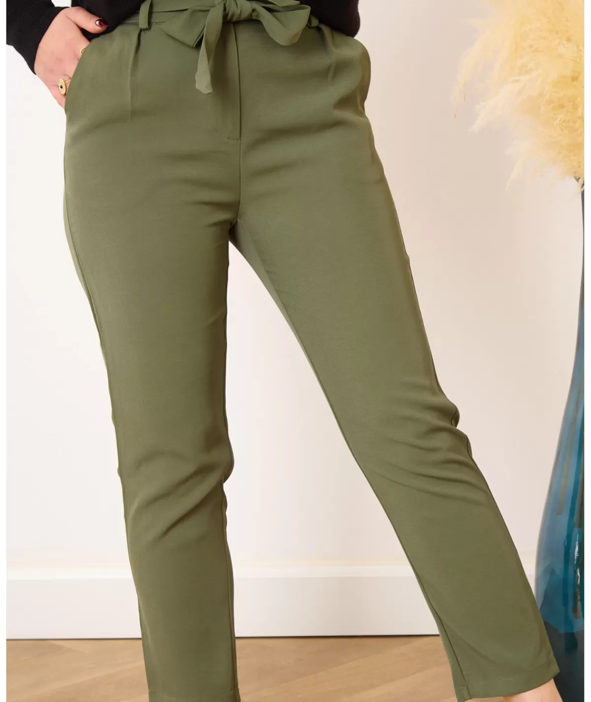 La boutique de Lilie Jeans / Pantalons>PANTALON GABRIELLE Vert