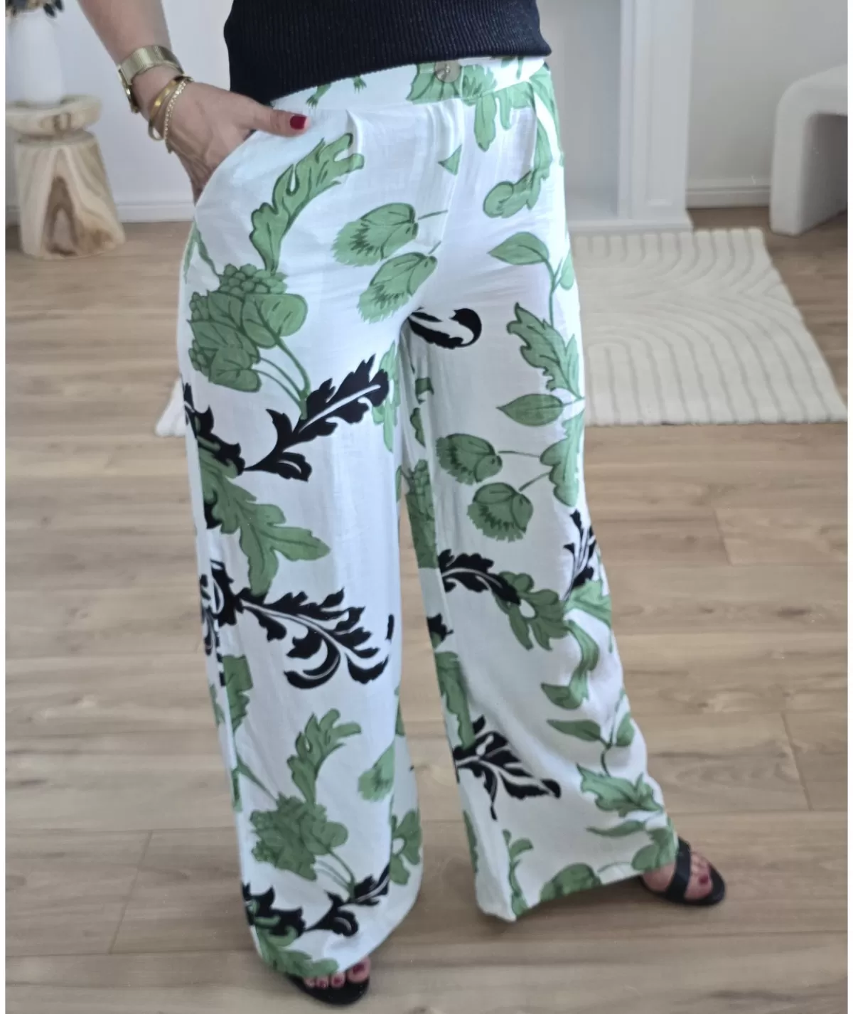 La boutique de Lilie Jeans / Pantalons>PANTALON KAREN Vert