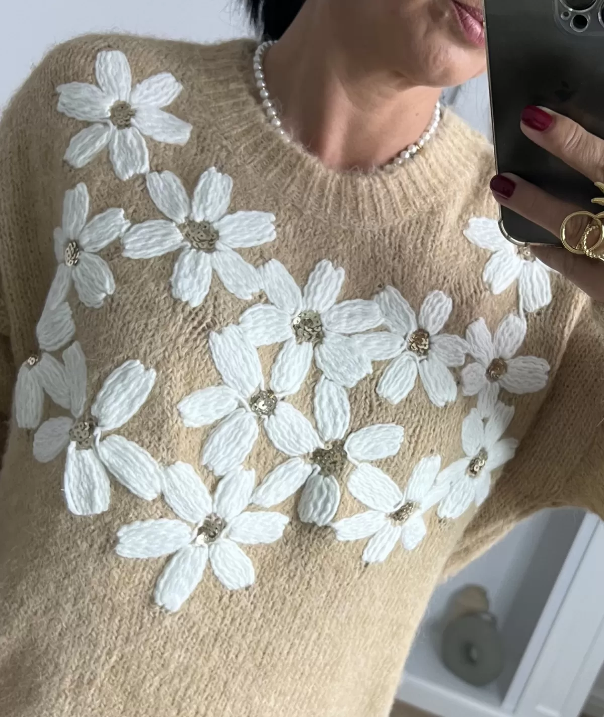 La boutique de Lilie Pulls / Gilets>PULL AGATHE Camel