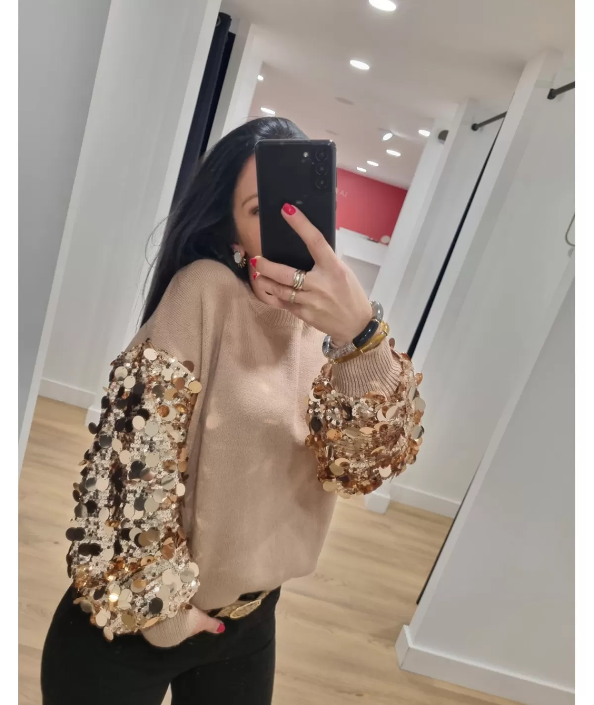 La boutique de Lilie Pulls / Gilets>PULL AZELIE Camel