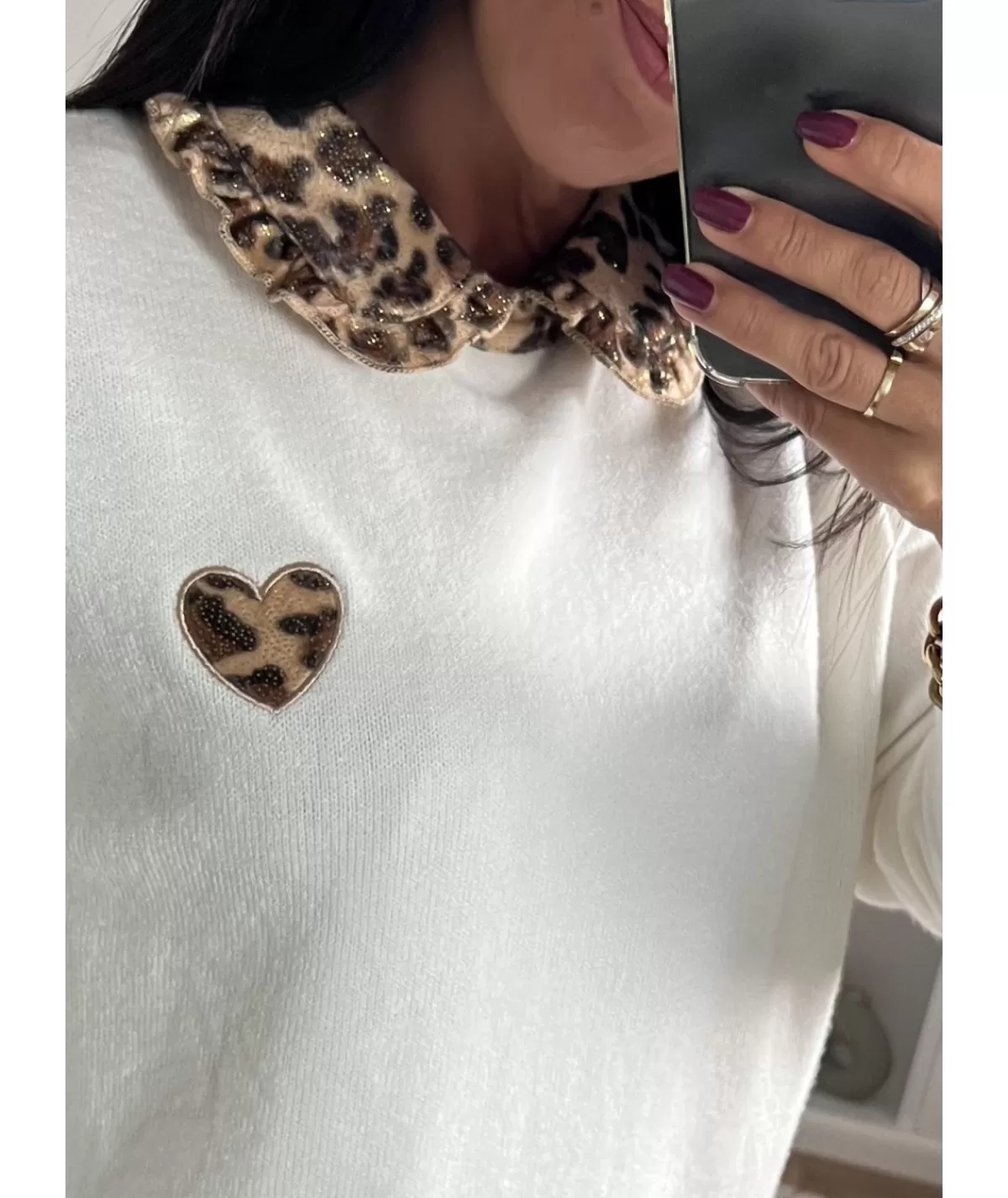 La boutique de Lilie Pulls / Gilets>PULL BASILE Blanc