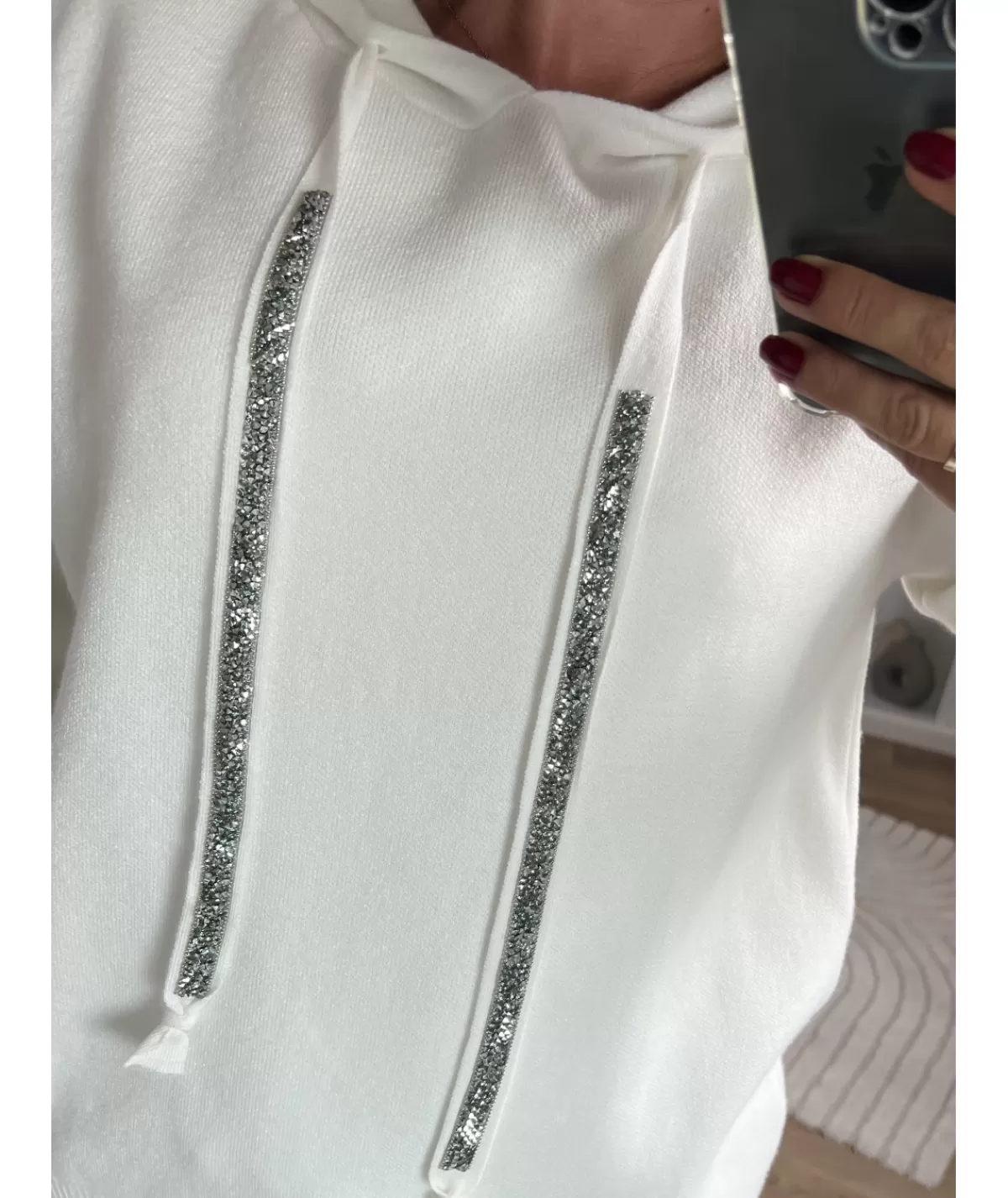 La boutique de Lilie Pulls / Gilets>PULL BERNADETTE Blanc
