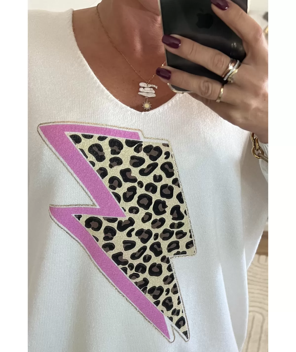 La boutique de Lilie Pulls / Gilets>PULL CAMERON Blanc