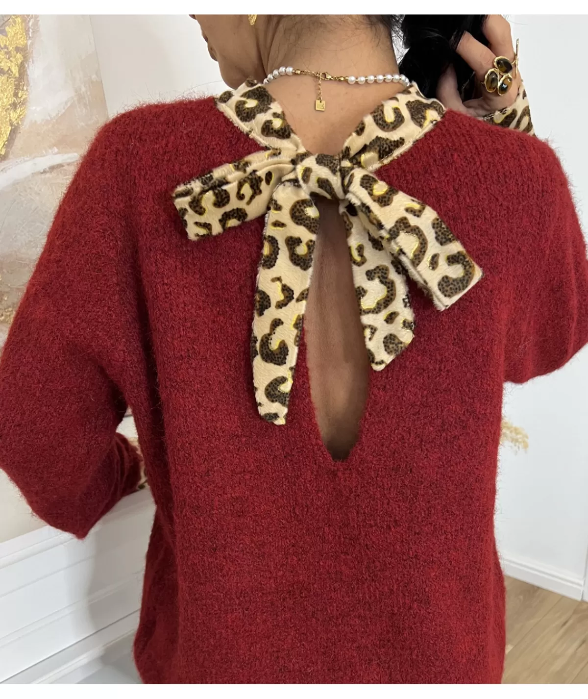 La boutique de Lilie Pulls / Gilets>PULL CASSIOPE Bordeaux