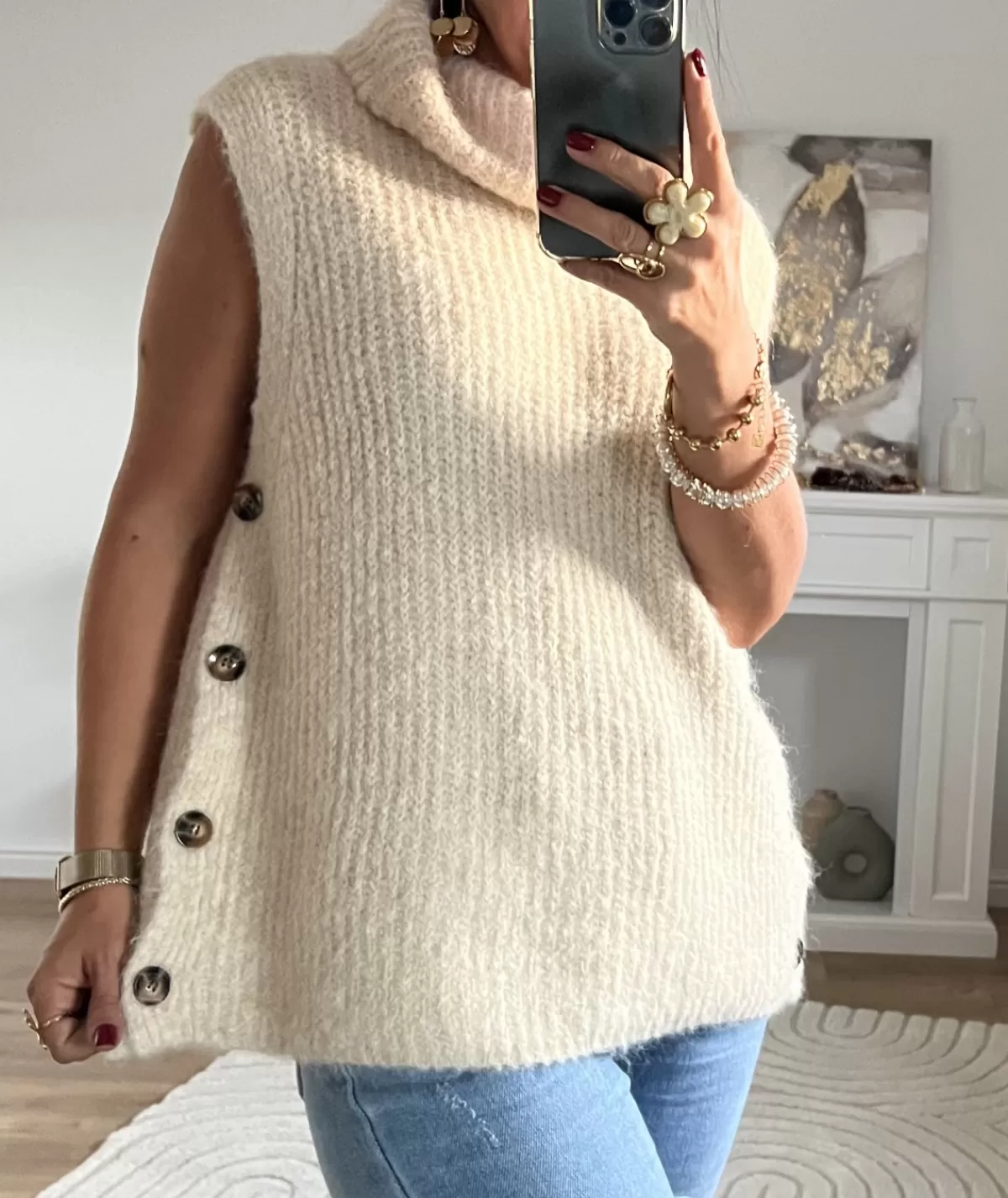 La boutique de Lilie Pulls / Gilets>PULL MARIE Beige