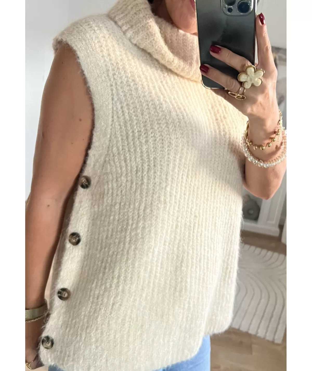 La boutique de Lilie Pulls / Gilets>PULL MARIE Beige