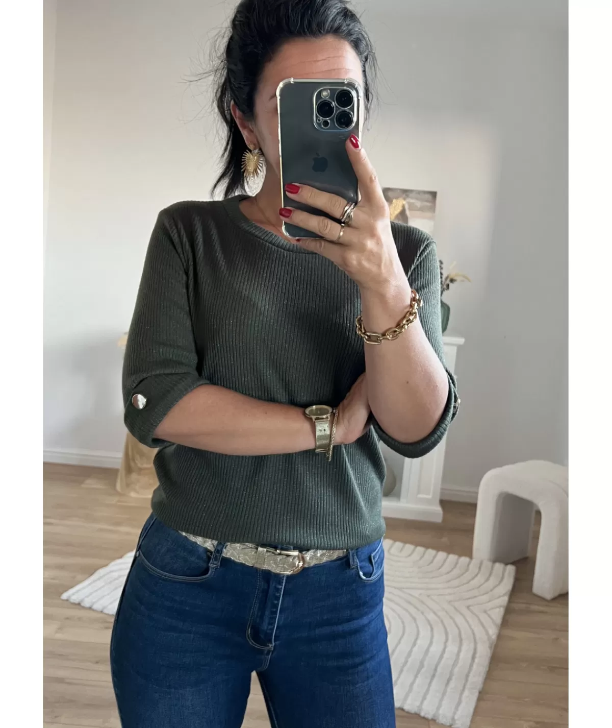 La boutique de Lilie Pulls / Gilets>PULL MATTIA Kaki