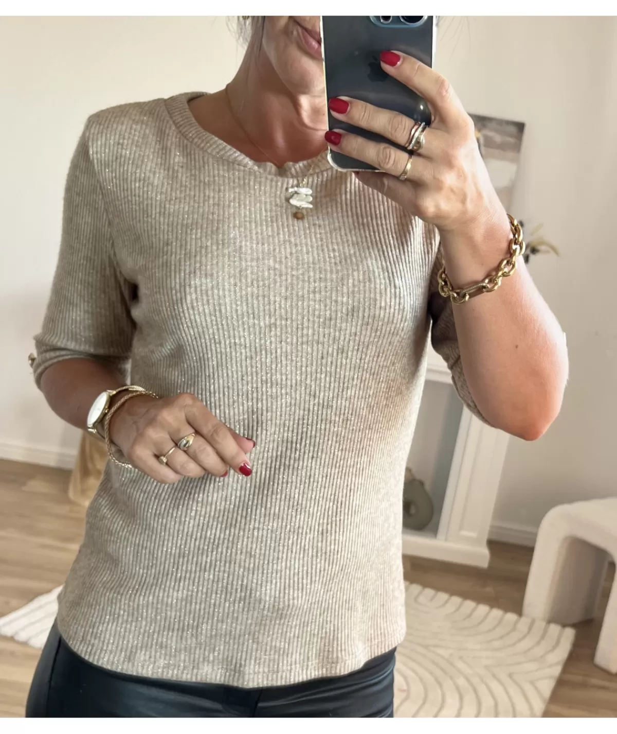 La boutique de Lilie Pulls / Gilets>PULL MATTIA Beige