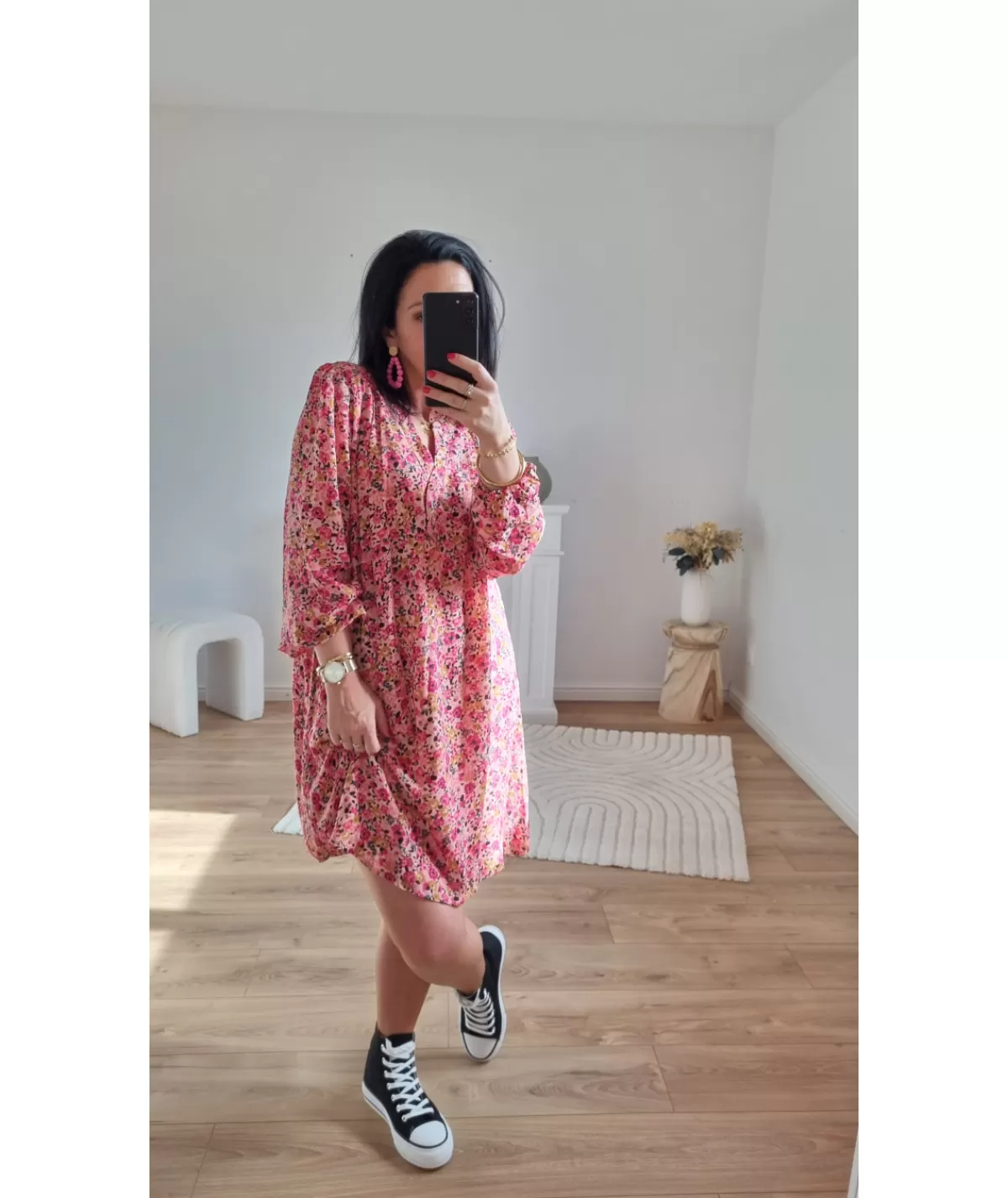 La boutique de Lilie Robes>ROBE BIANKA Rose