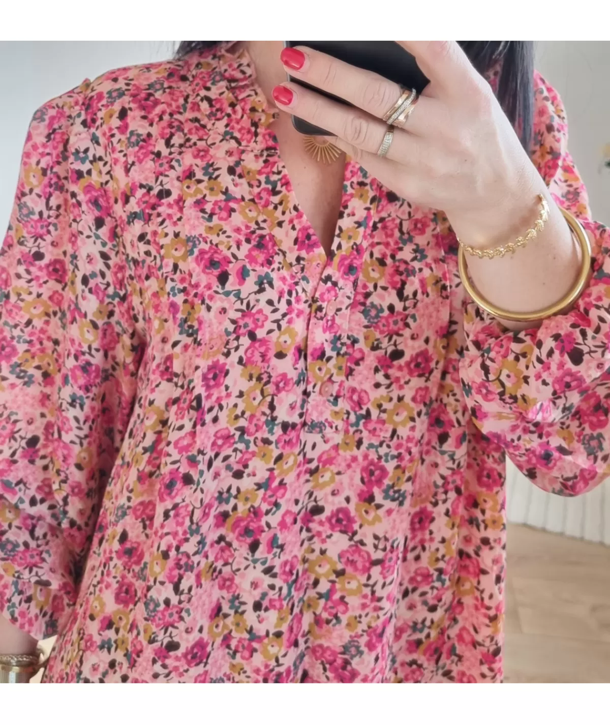 La boutique de Lilie Robes>ROBE BIANKA Rose