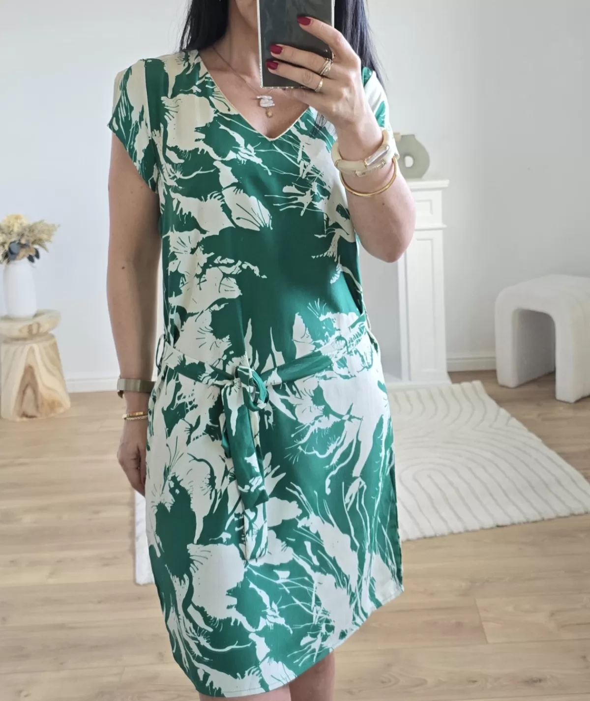 La boutique de Lilie Robes>ROBE BIVINA Vert