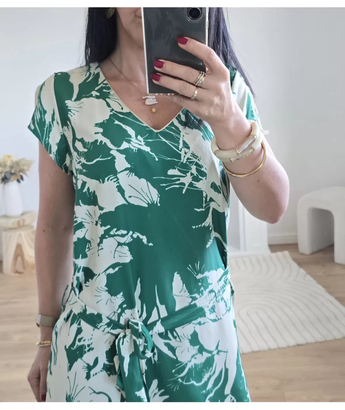 La boutique de Lilie Robes>ROBE BIVINA Vert