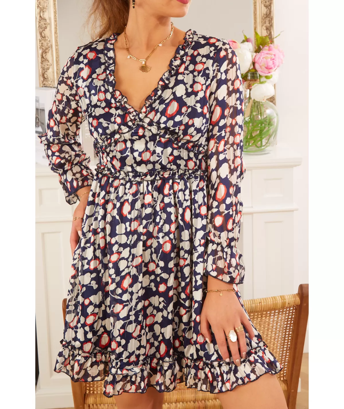La boutique de Lilie Robes>ROBE CECILIA Marine