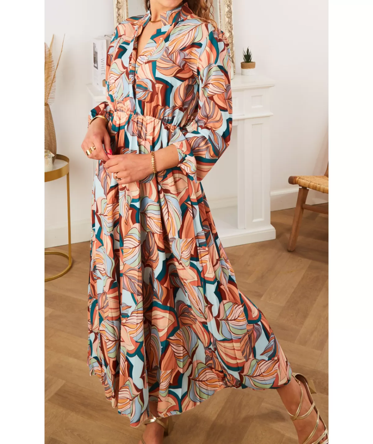 La boutique de Lilie Robes>ROBE CHLOE Camel