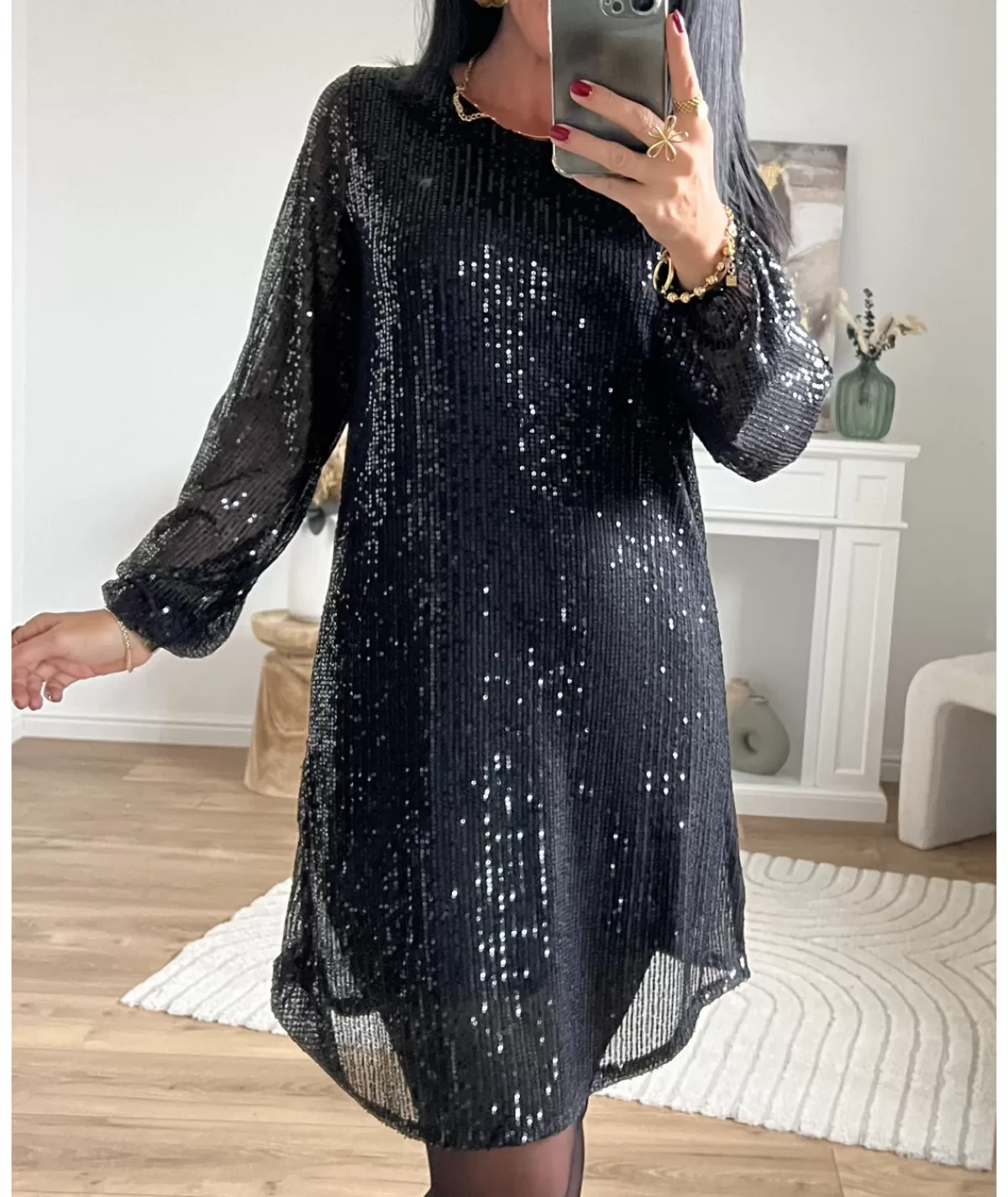 La boutique de Lilie Robes>ROBE CLARISSE Noir