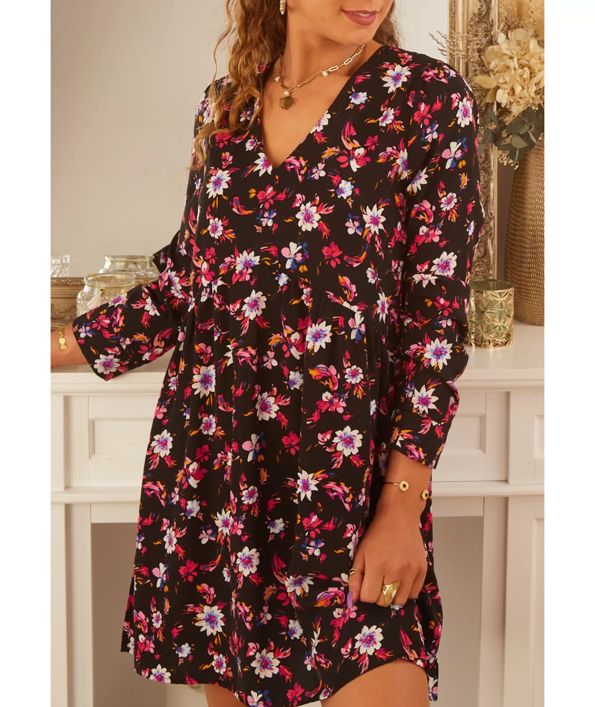La boutique de Lilie Robes>ROBE NORA Noir