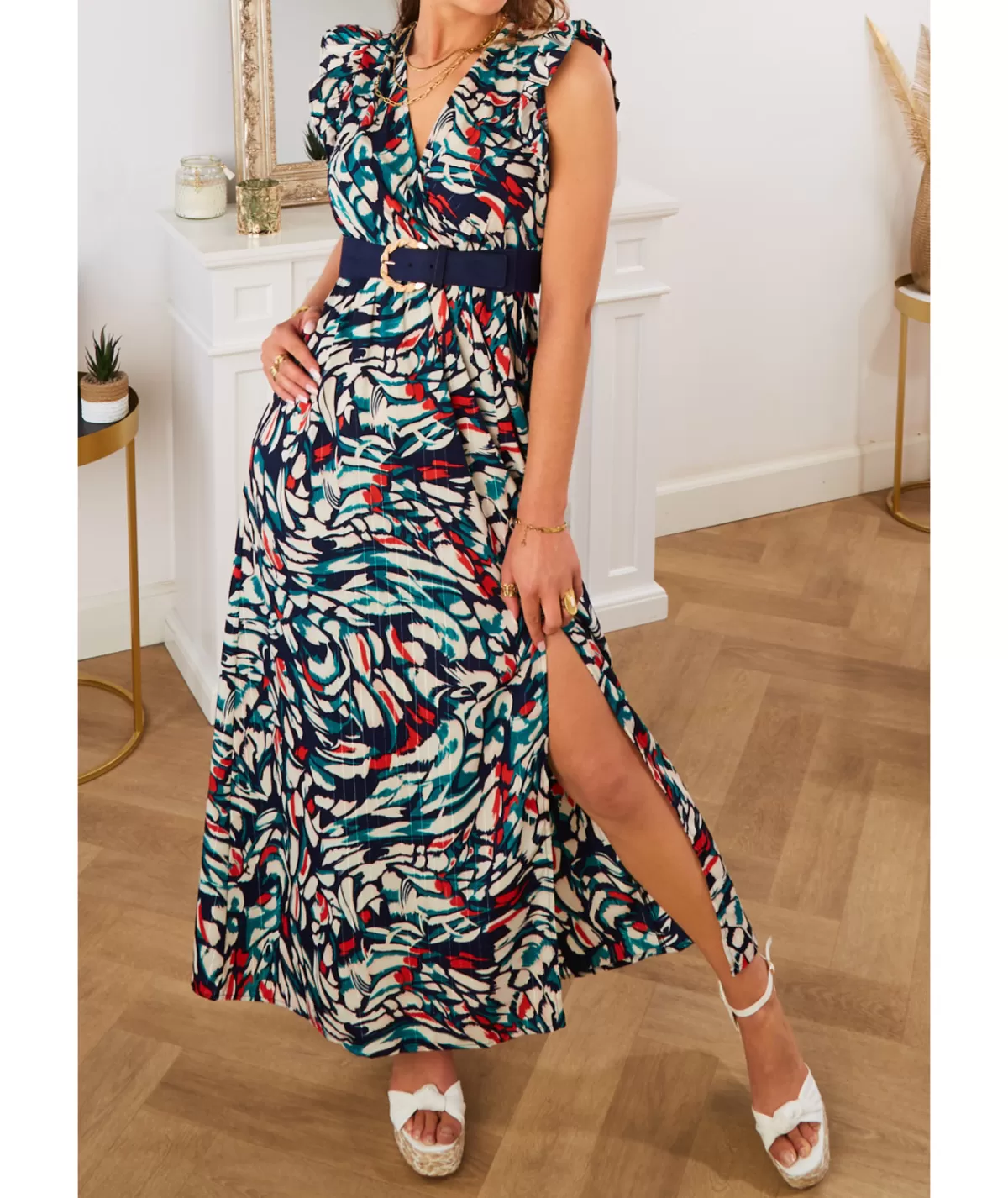 La boutique de Lilie Robes>ROBE OPHELIE Marine