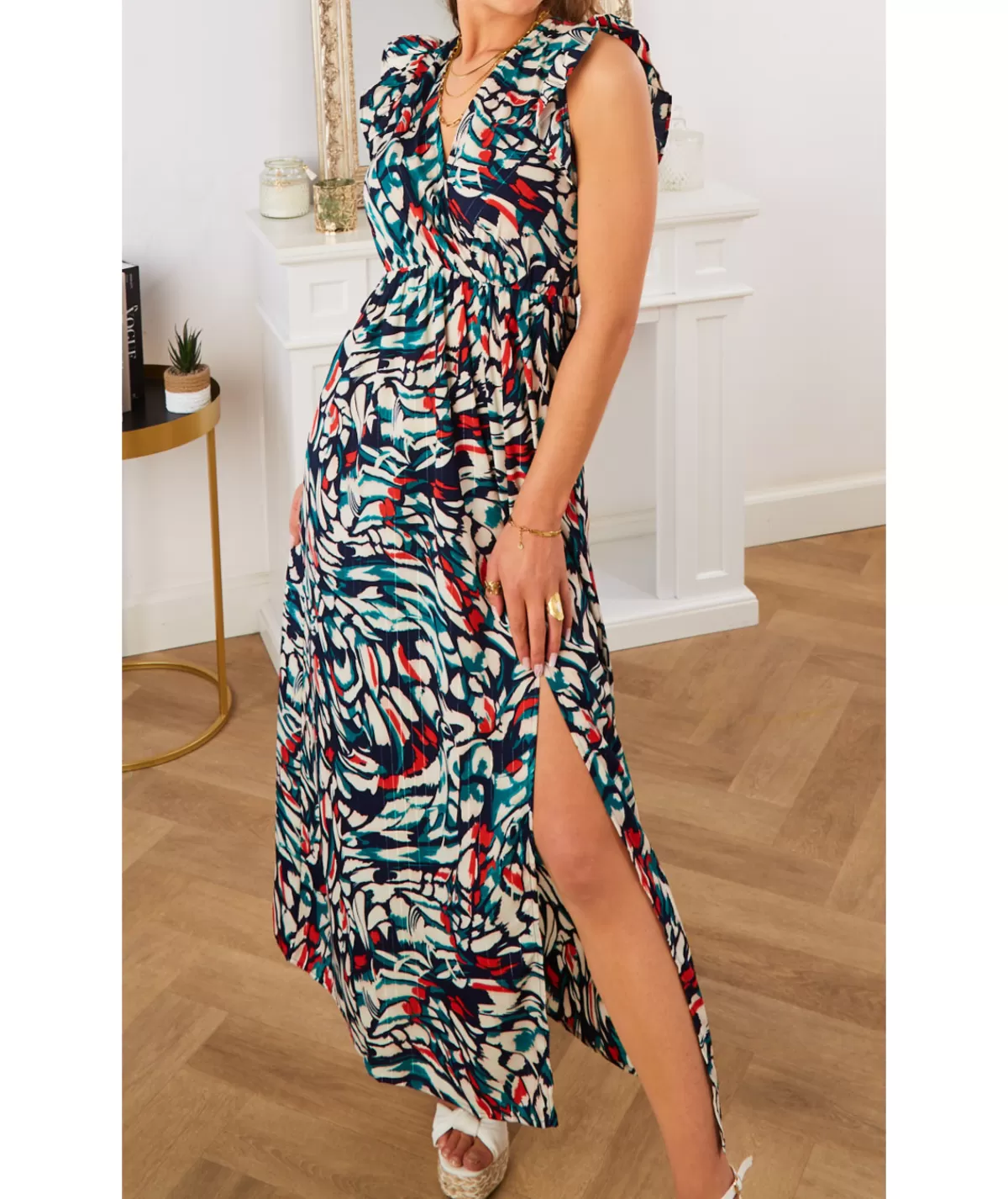 La boutique de Lilie Robes>ROBE OPHELIE Marine