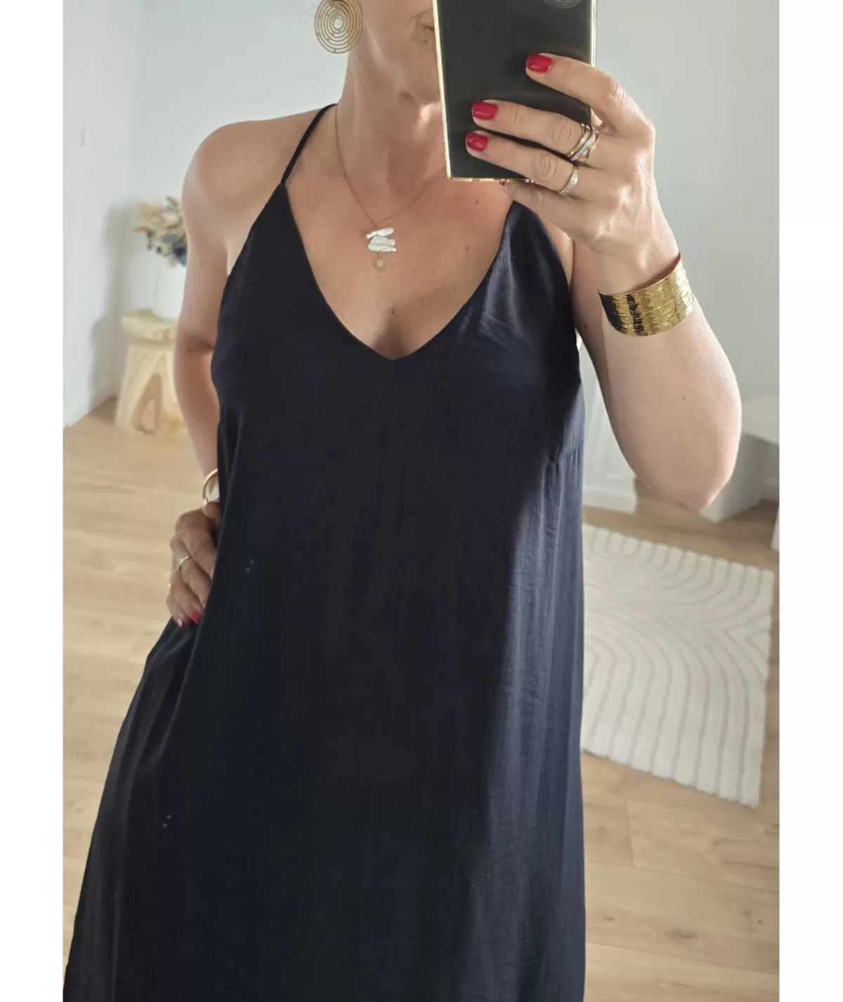 La boutique de Lilie Robes>ROBE OURIA Noir