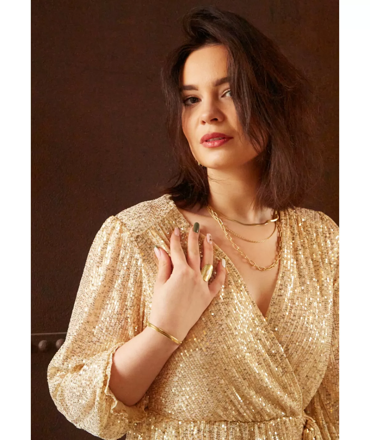 La boutique de Lilie Robes>ROBE PEGGY Dore