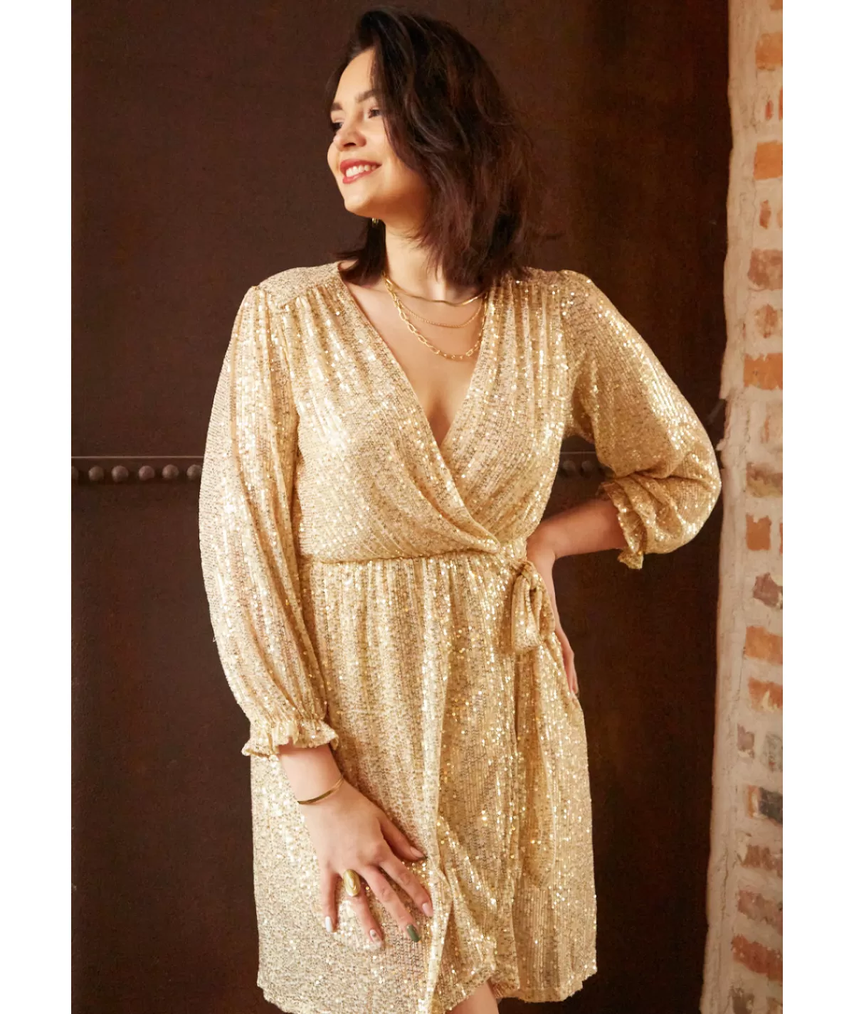 La boutique de Lilie Robes>ROBE PEGGY Dore