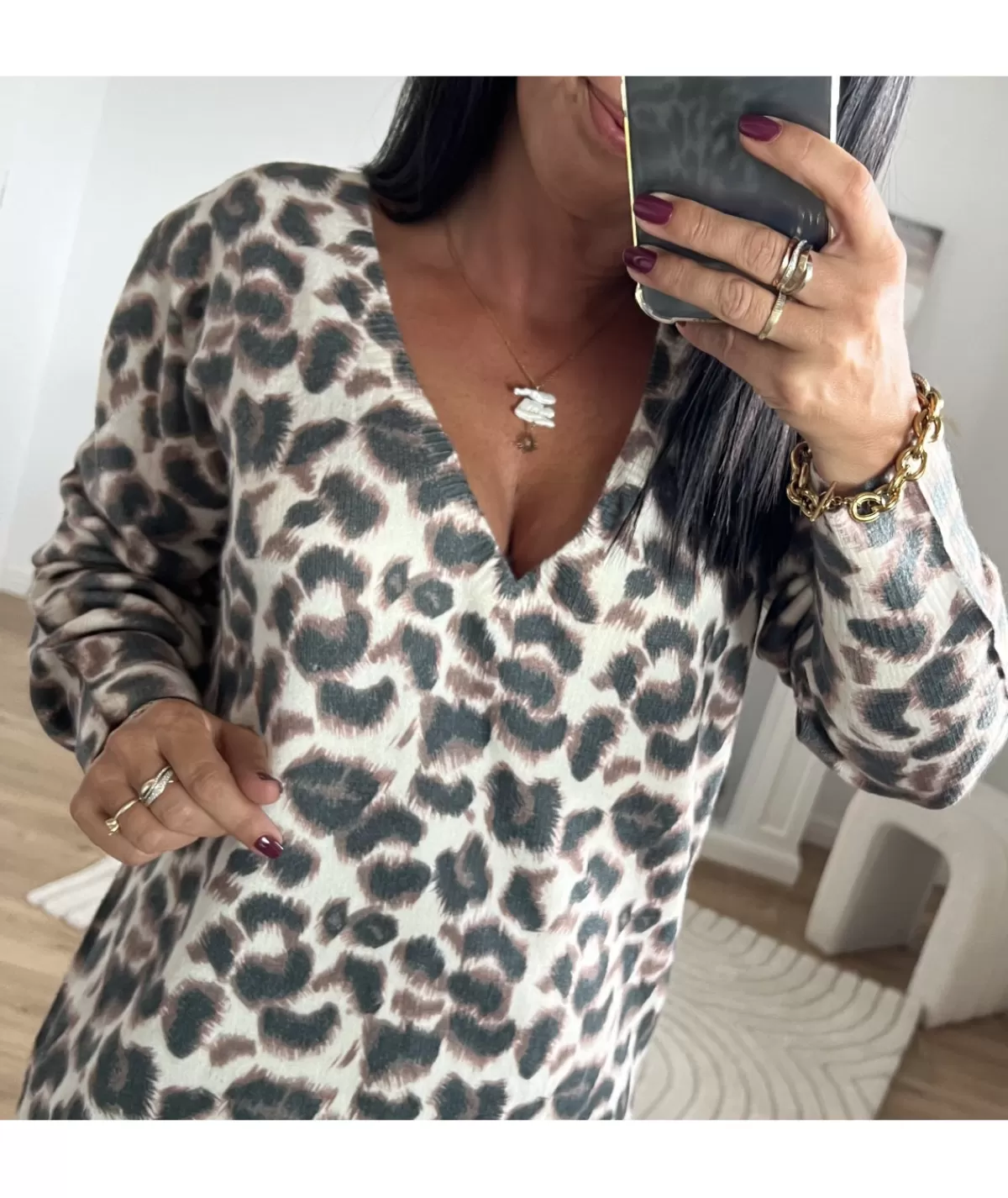 La boutique de Lilie Robes>ROBE PULL SAMANTHA Taupe