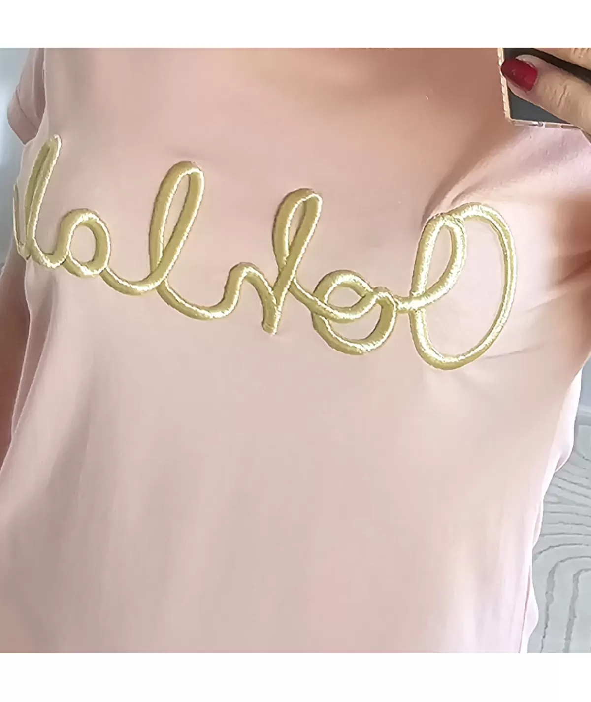 La boutique de Lilie T-shirts>TEE SHIRT IDYLLE Saumon
