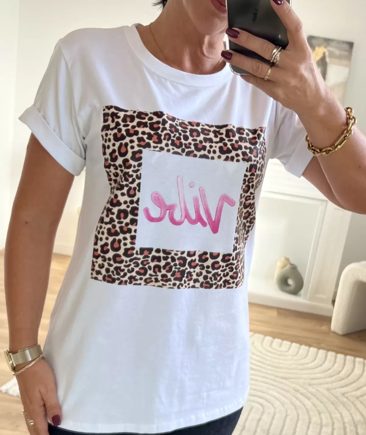 La boutique de Lilie T-shirts>TEE SHIRT JUSTIN Blanc